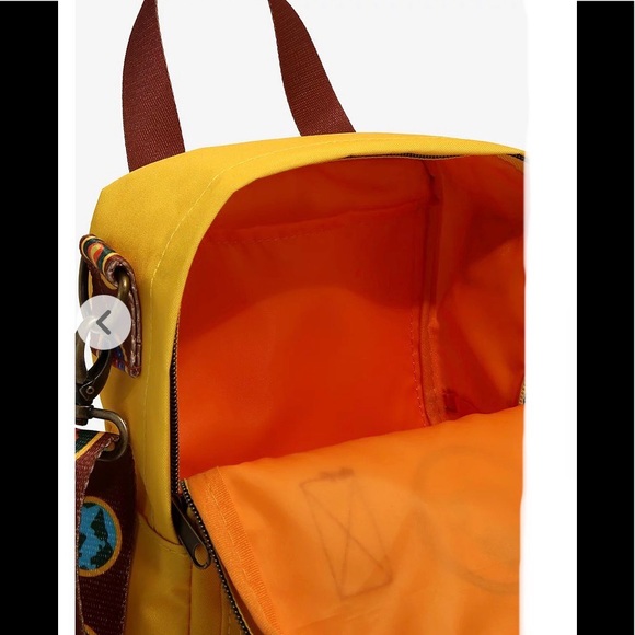 LOUNGEFLY DISNEY PIXAR UP Russell Wilderness Explorer CROSSBODY BAG & KEYCHAIN! - Picture 5 of 8